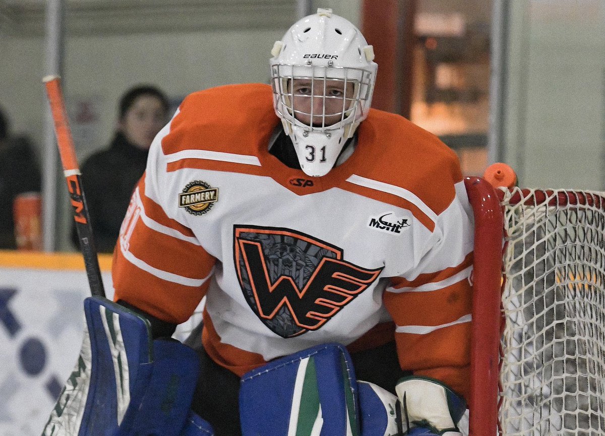 #MJHLAlumni | Reid Dyck (<a href="/winklerflyers/">Winkler Flyers</a>) is at <a href="/NYIslanders/">New York Islanders</a> development camp this week ⛺️ 

Reid played in #theMJ during the 2020-21 season before joining the <a href="/SCBroncos/">Swift Current Broncos</a>. He’s set to join <a href="/ColgateMIH/">Colgate Men's Hockey</a> this fall.
