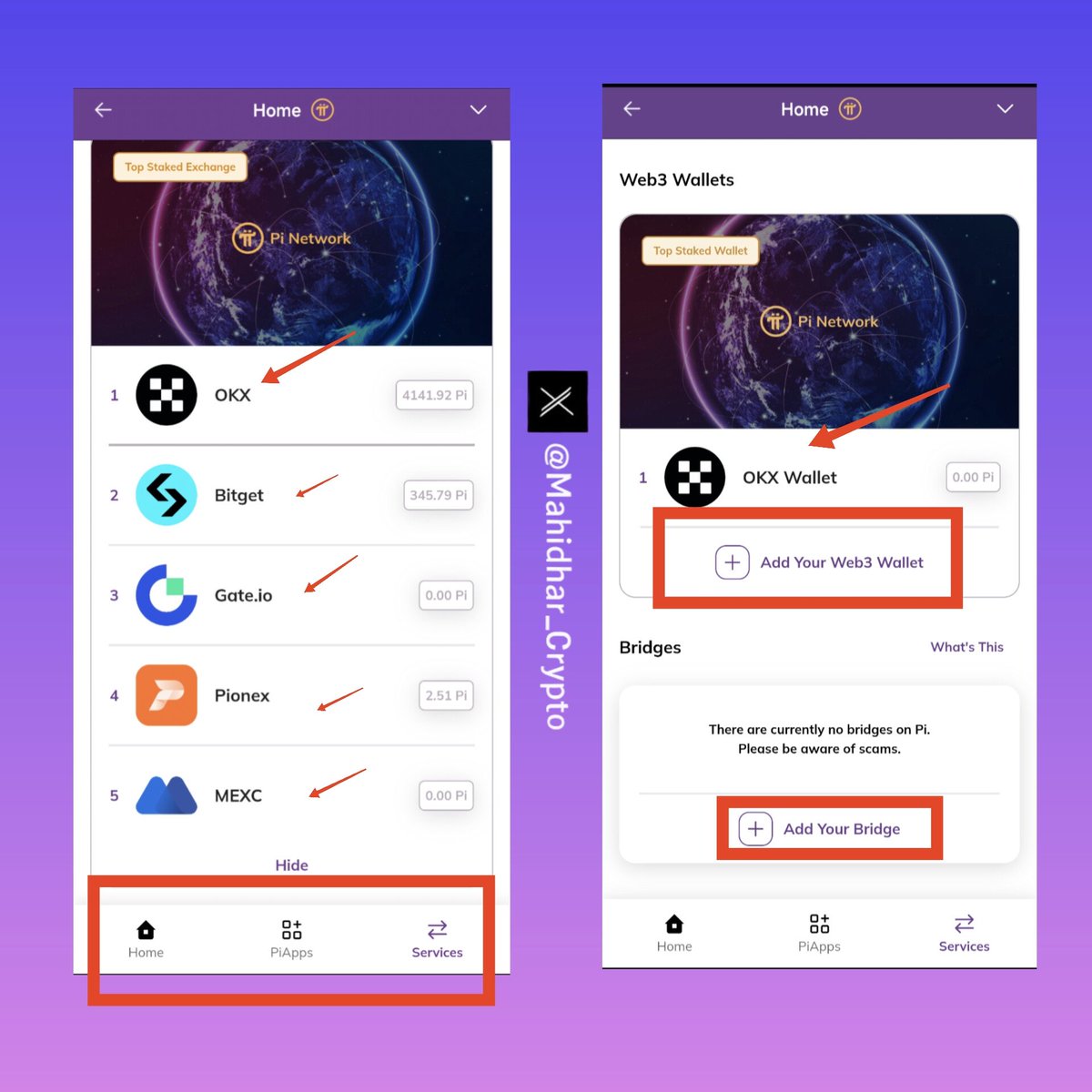 pinetworktr314's tweet image. 🔥 büyük gelişme: #PiNetwork 🔥

🔄 #PiBrowser&apos;da UI Güncelleme Uyarısı:

Hizmetler sekmesi yeni bir düzene kavuştu 🔥

Artık her şey iyi organize edildi ve şunlar için özel bölümler var:👇

🟣 Borsalar
🟣 Web3 Cüzdanları
🟣 Köprüler

Pürüzsüz. Sıralı. Akıllı. 💡

$Pi&apos;yi elinizde…