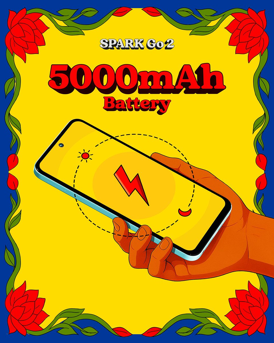 TecnoMobileInd's tweet image. #SparkGo2 toh battery ka badshah hai ji 👑

Sale shuru hogi Flipkart par kal 12 Noon se.

Aur details ke liye ➡️ knw.one/sparkgo2

#TECNOMobile | #MobileNo1