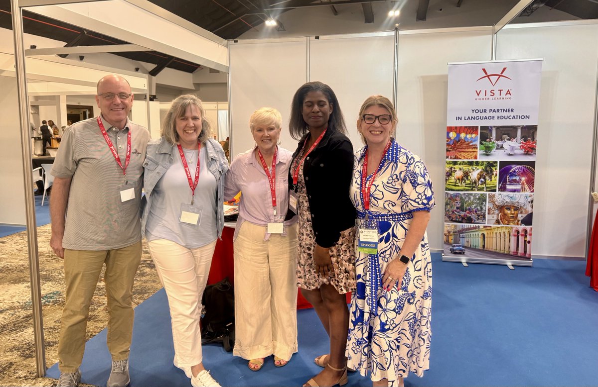 We had an incredible time at AATSP in Panama! Vista Higher Learning was proud to sponsor this year’s conference. It was a pleasure connecting with so many of you in beautiful Panama City. Thank you to everyone who stopped by our booth — we’ll see you next year! #AATSP25