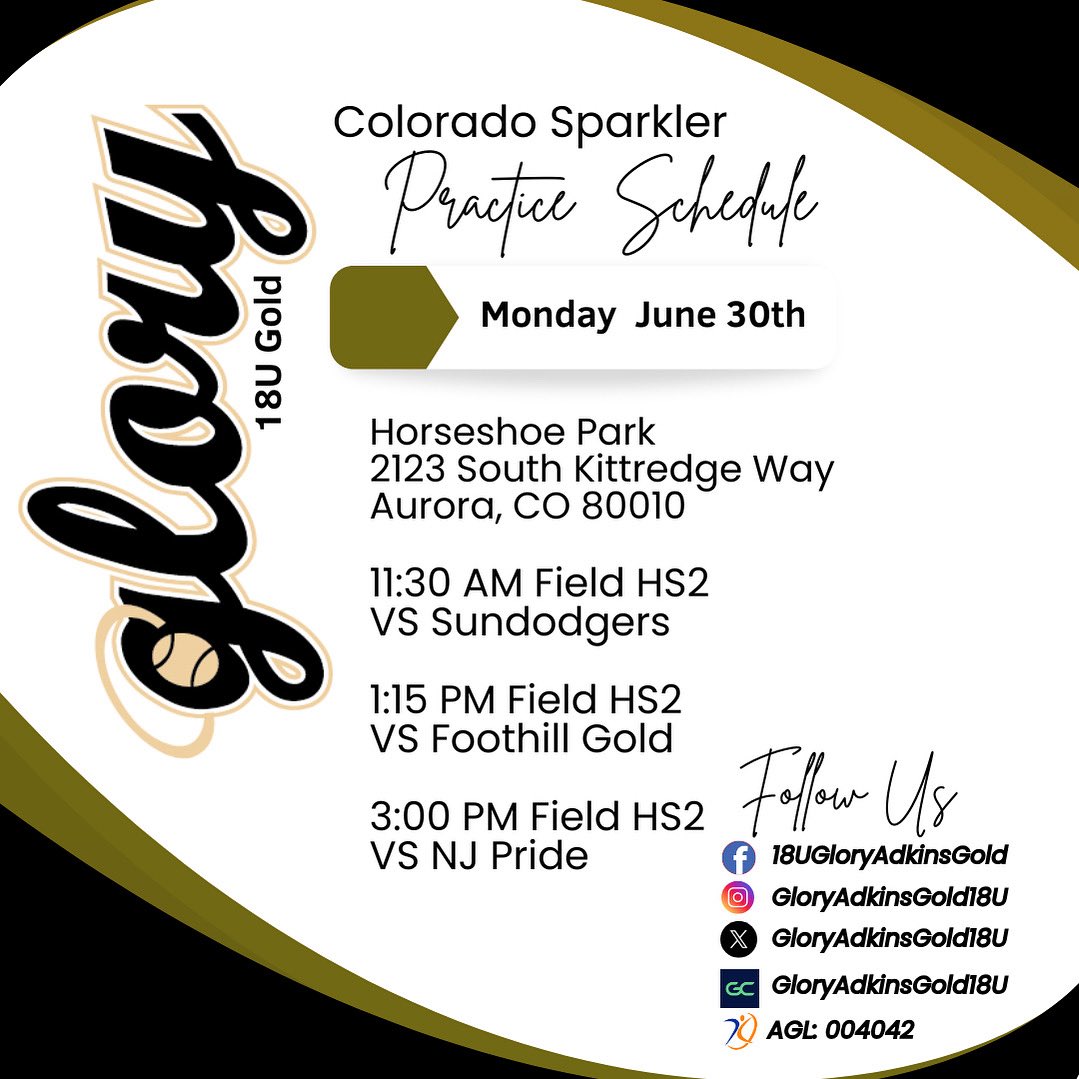 Check us out today at our COLORADO SPARKLER practice games today! ✨
Stream us or check us out live!
#halosup😇