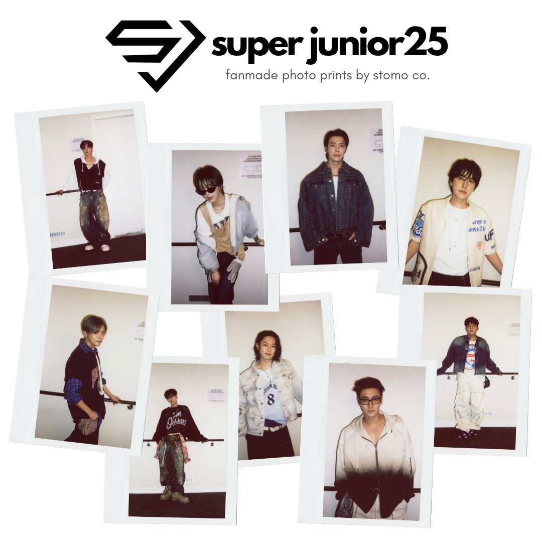 stomo_co's tweet photo. OUR BOYS AGED LIKE FINE WINE🍷
our fave teaser photos in film style now printing 📷✨
ELFs, check out your bias naa!!!

SHOP HERE ➡️ https://t.co/W3adTye0Ue

#LEETEUK #YESUNG #RYEOWOOK 
#DONGHAE #EUNHYUK #KYUHYUN 
#SHINDONG #SIWON #HEECHUL
#슈퍼주니어 #SUPERJUNIOR #SuperJunior25 https://t.co/88kBSyYiSF