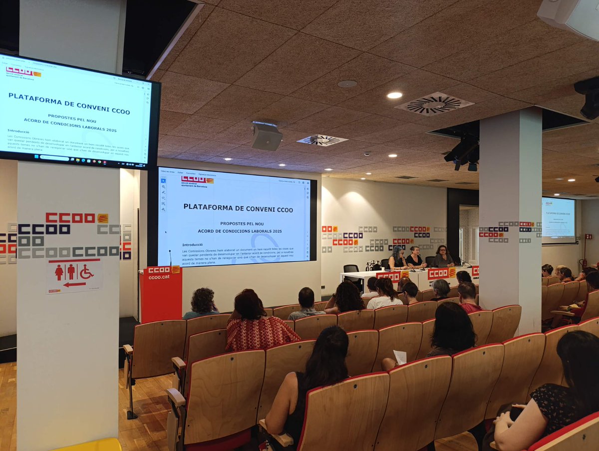 Avui hem convocat al personal no uniformat per explicar l'estat de les negociacions del nou conveni, també hem resolt les consultes que tenien els assistents.

Gràcies a totes i tots els participants. Continuem amb la lluita per un bon acord de condicions laborals 👌