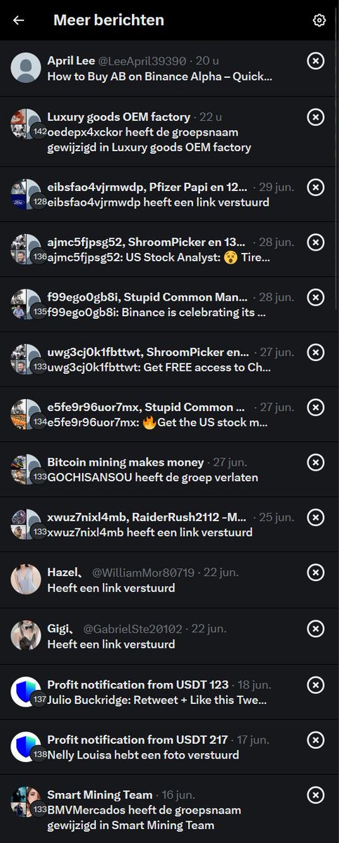 also if anyone wonder why i might take months to reply to any DM on here by now...its like impossible to tell and pick out genuine DM's among the probably hundreds/thousands of this....truely a great website...