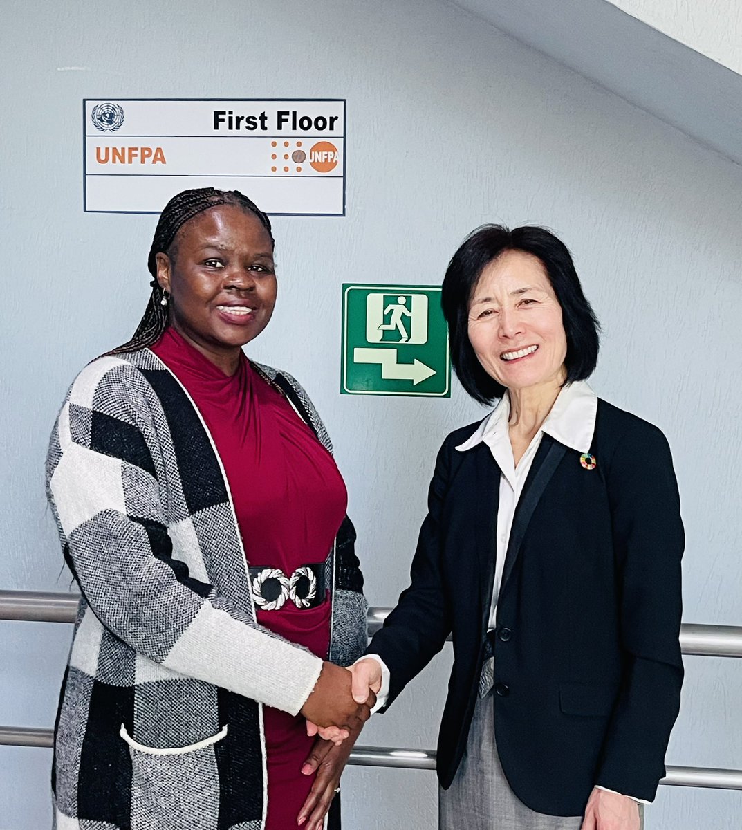 UNFPA Botswana (@unfpabotswana) on Twitter photo A warm welcome to the new <a href="/UN_Botswana/">UN Botswana</a> Resident Coordinator Ms. Wenyan Yang! The <a href="/UNFPABotswana/">UNFPA Botswana</a> team had a fruitful engagement exploring stronger collaboration to advance gender equality, youth empowerment, and SRHR. Excited for the journey ahead!
#UNBotswana #DeliveringAsOne A warm welcome to the new <a href="/UN_Botswana/">UN Botswana</a> Resident Coordinator Ms. Wenyan Yang! The <a href="/UNFPABotswana/">UNFPA Botswana</a> team had a fruitful engagement exploring stronger collaboration to advance gender equality, youth empowerment, and SRHR. Excited for the journey ahead!
#UNBotswana #DeliveringAsOne