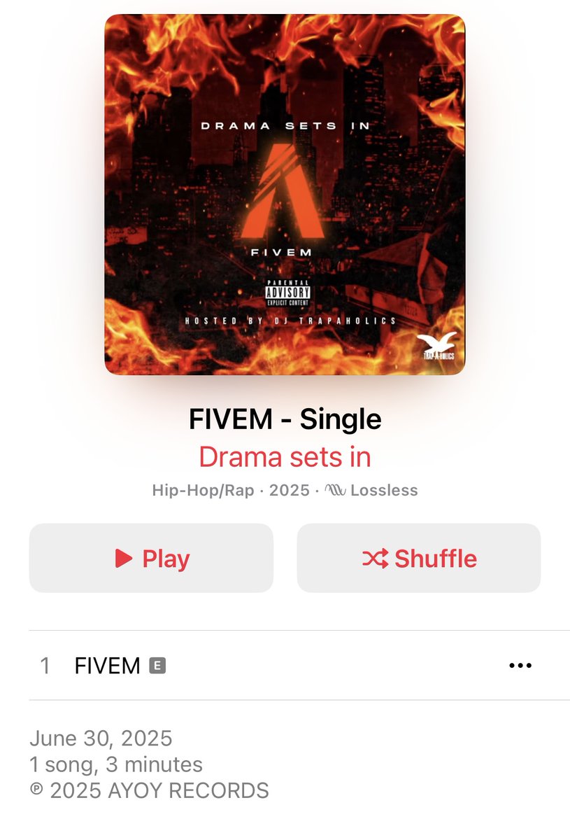 Dramasetsin's tweet photo. Final got to sample cleared FIVEM OUT NOW on all streaming platforms https://t.co/wDrH4fw8sE 📈🔥🌎 https://t.co/XOhz9mYpE2