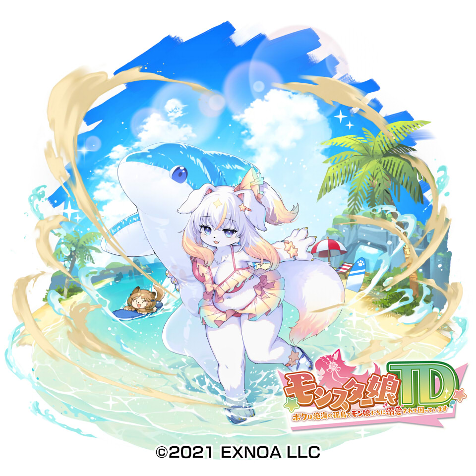 「モンスター娘TD」にて 遊岸のコボルト娘ペント のイラストを描かせて頂きました!
イベントで配布されてますよろしくお願いいたします🏖️　#モンスター娘TD