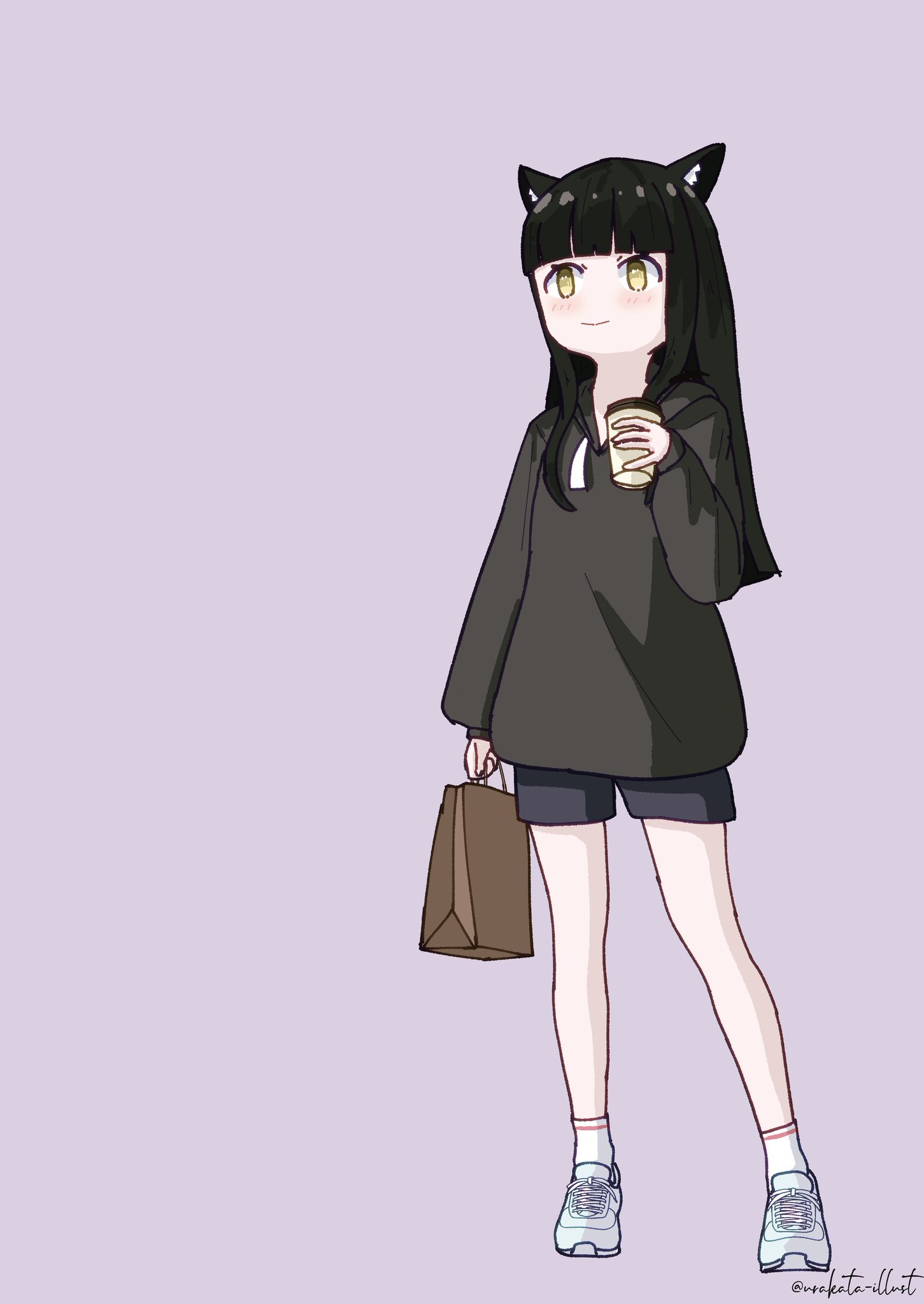 ただちしゅんた | ヘラジカ座り。 #illust #illustration