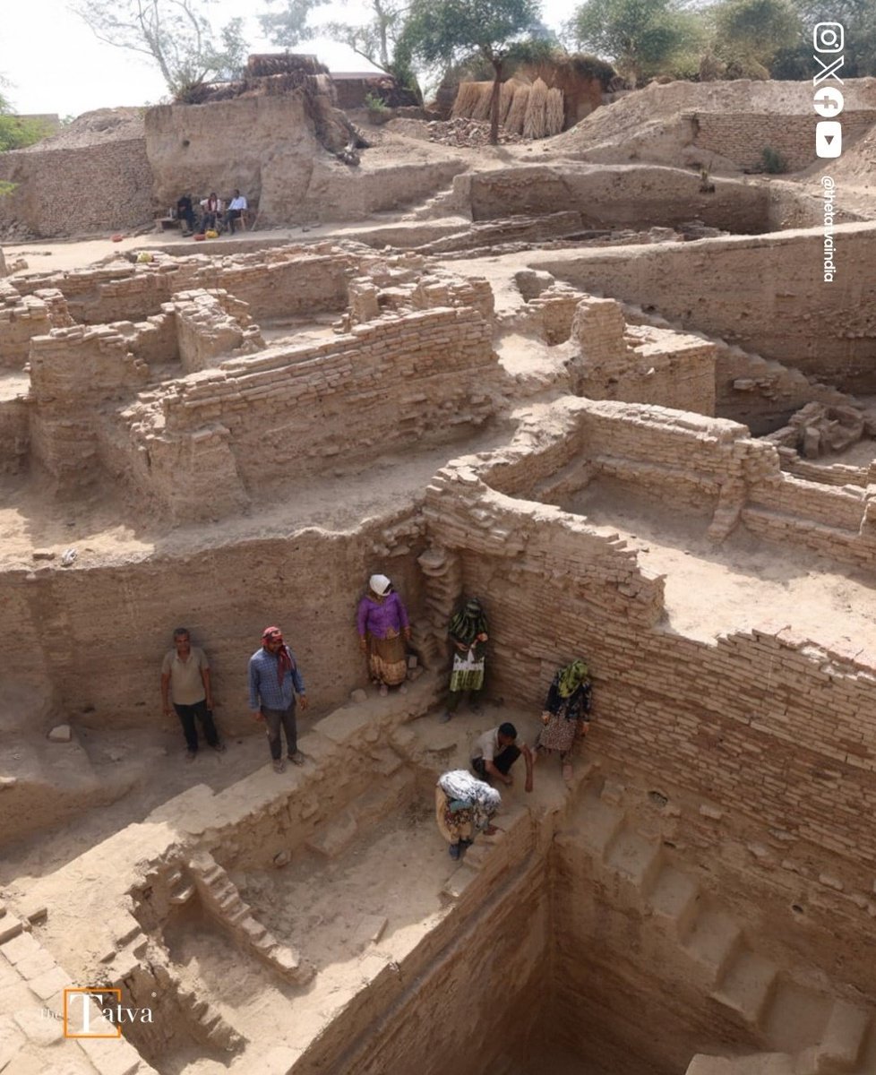 gemsofbabus_'s tweet photo. 🚨 Archaeologists discover ancient 3,500 year old river bed in Rajasthan, indicate existence of Saraswati river.

The Saraswati river is mentioned in Hindu religious texts but now extinct. https://t.co/ak8GVax9K1