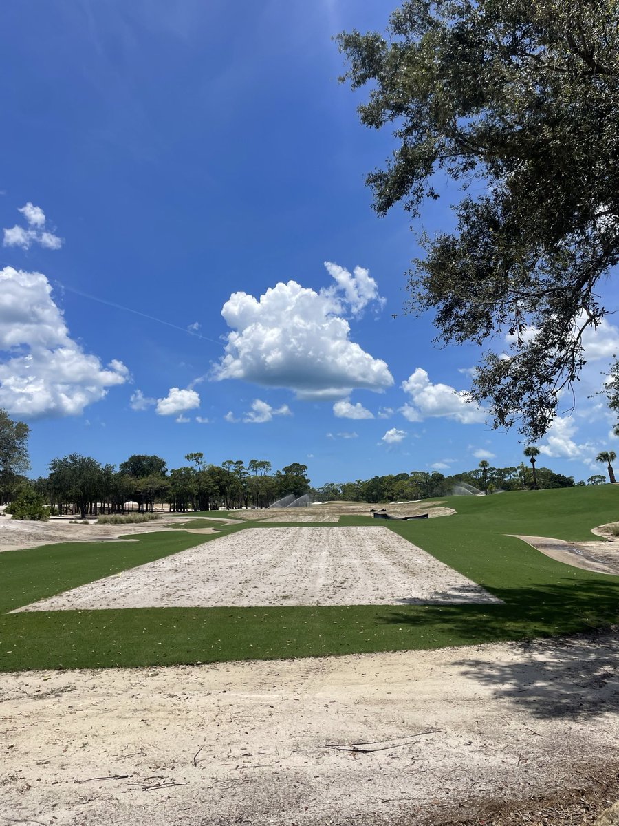 Hole 10 Naples Grande Golf Club coming along nicely! Can’t wait to see it all greened up