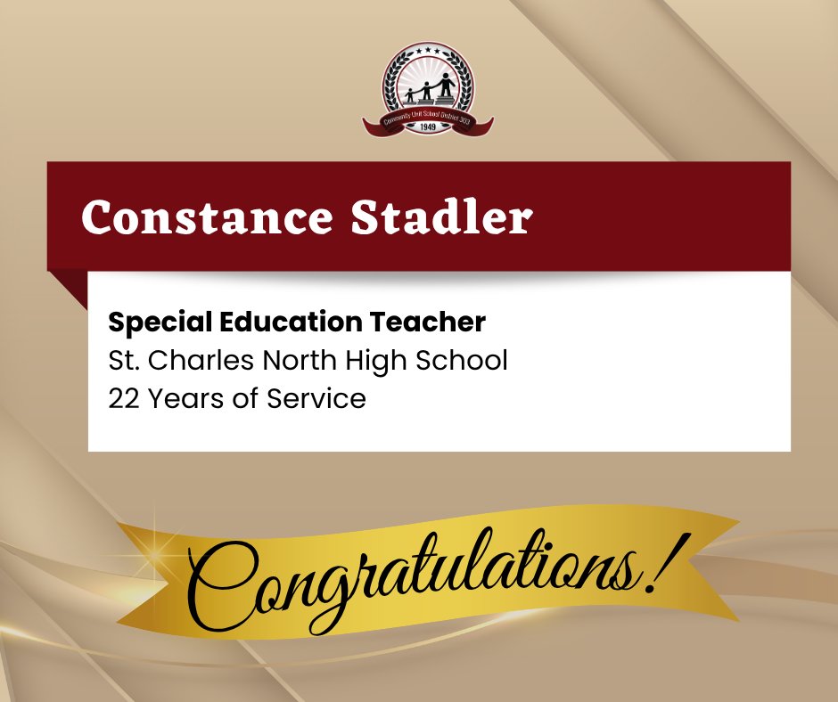 We would like to thank all of our District 303 retirees this summer!☀️
Best wishes for your retirement!😄
#HappyRetirement #D303Retiree #D303Belong