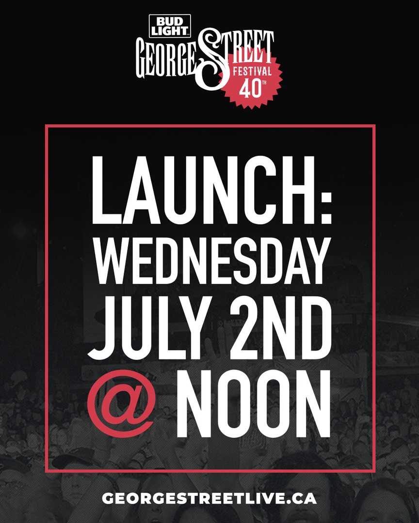 Ready to find out who’s playing?👀

The wait is almost over! We’re revealing the lineup for the 40th George Street Festival on Wednesday, July 2.

Mark your calendars and stay tuned — good times ahead.

#GSF2025 #LoveDowntownStJohns #ExploreNL #YYT