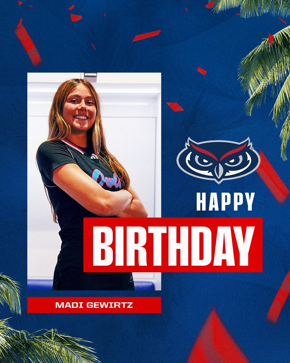 FAUWBB_Hoops's tweet image. Wishing Madi Gewirtz a happy birthday!! Hope you have a great day! 🥳🎉
#WIP🏝️