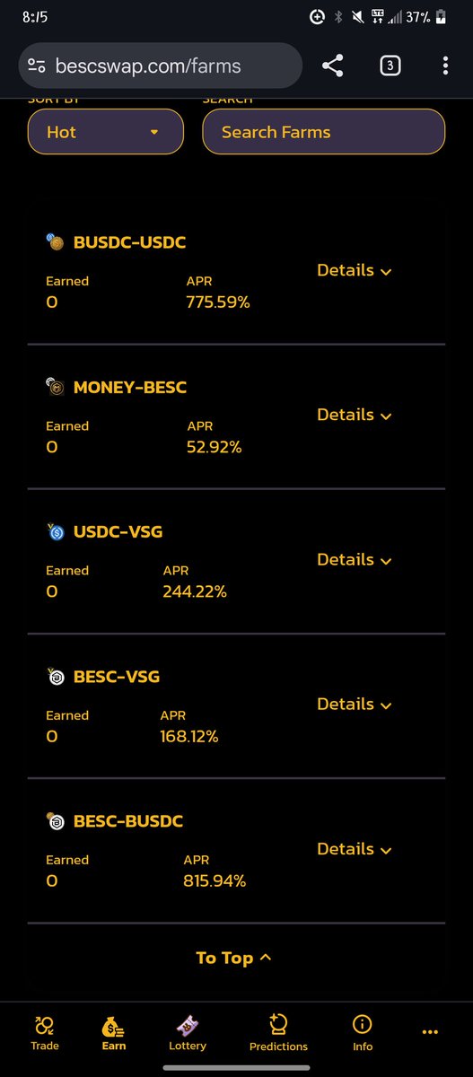 Don't forget $besc has 2x apr on farming promo going on! Earn 2x the displayed apr %s on already the highest aprs in #crypto
Besc exchange #cex opening soon! <a href="/BESCLLC/">BESC</a>