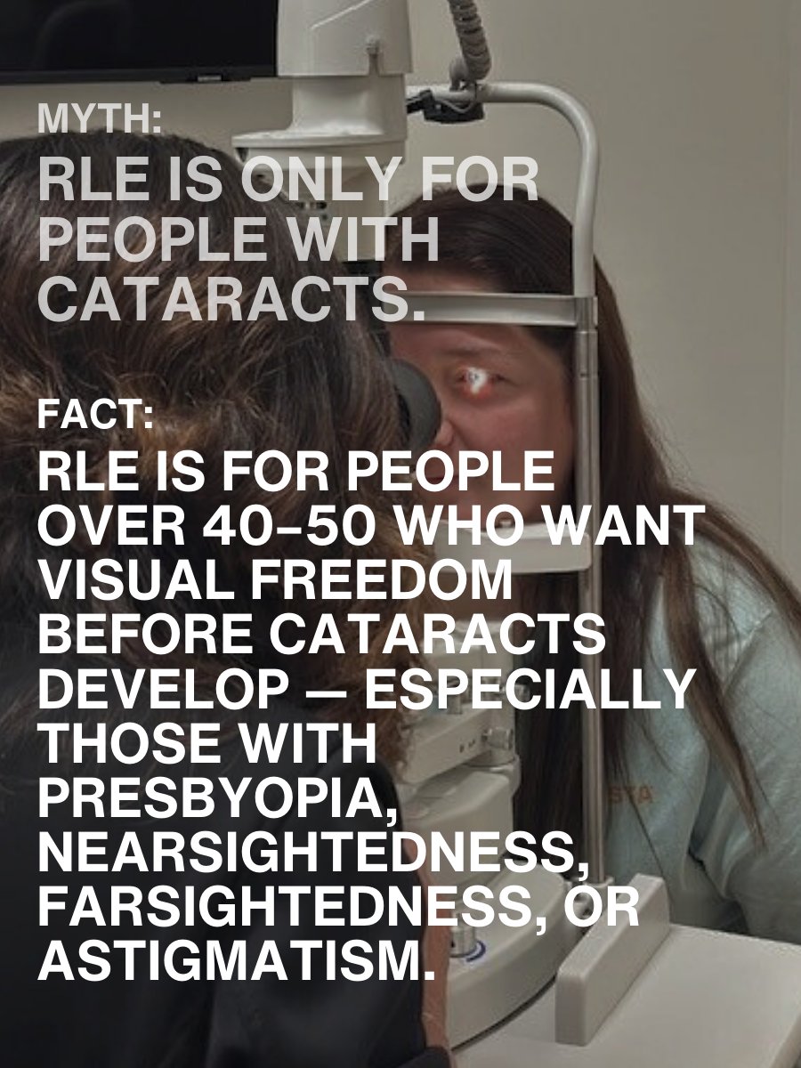 RLE rumors? Let's clear them up. 

Swipe for myth vs. fact

#eyesurgeonsofindiana #eyesurgeons #eyesurgeonsindiana #rle