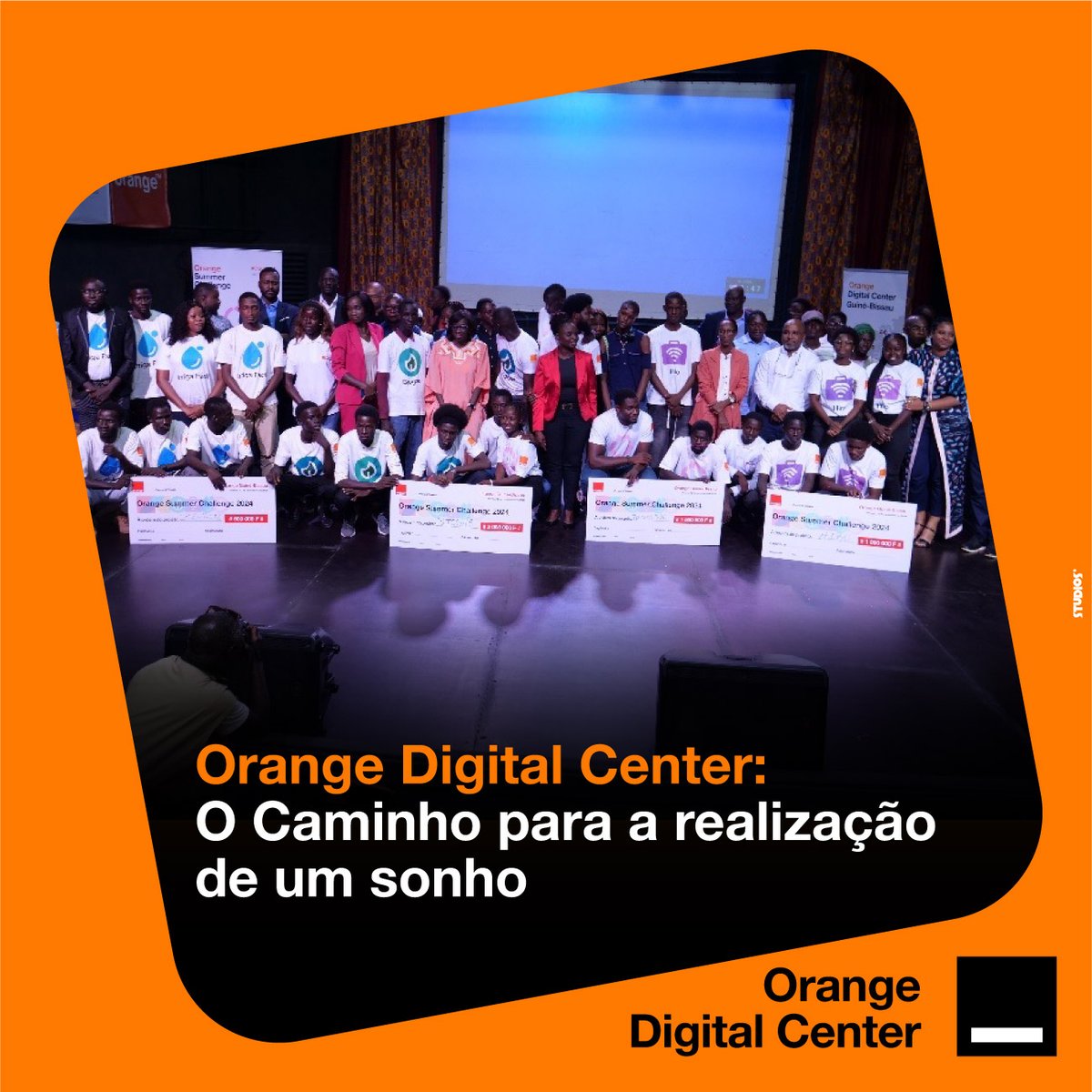 🎉 Celebramos 1 ano do Orange Digital Center Guiné-Bissau, com os seguintes ressultados: 
+500 jovens formados 
+20 startups apoiadas 
+17 eventos realizados
A Tecnologia e a inclusão digital a transformar vidas. E isto é só o começo! 

#OrangeDigitalCenter
#OrangeStaLi
#1AnoODC