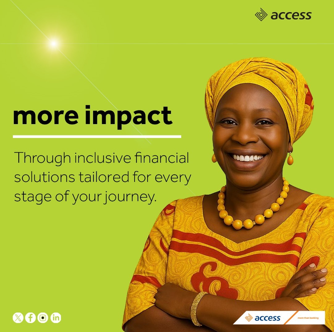 AccessBankGamb1's tweet photo. At Access Bank, we believe that financial freedom should be accessible to everyone no matter where you start or where you're headed.

Whether you're launching a business, saving for your family, or planning for the future, we’re here to help you make more impact with tools that are tailored to your unique needs.

#AccessBank
#MoreIsHere
#MoreThanBanking