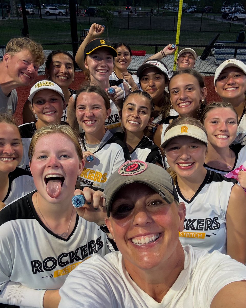 In a 10-inning battle, the Rockers defeated K and R Fastpitch 3-2 to win the championship. Haley Tracy was gutsy on the mound, Teresa Nevarez made key defensive plays, &amp; Kylee Cunningham’s leadoff single in extras sealed it. Proud of these girls’ heart &amp; toughness all tournament.