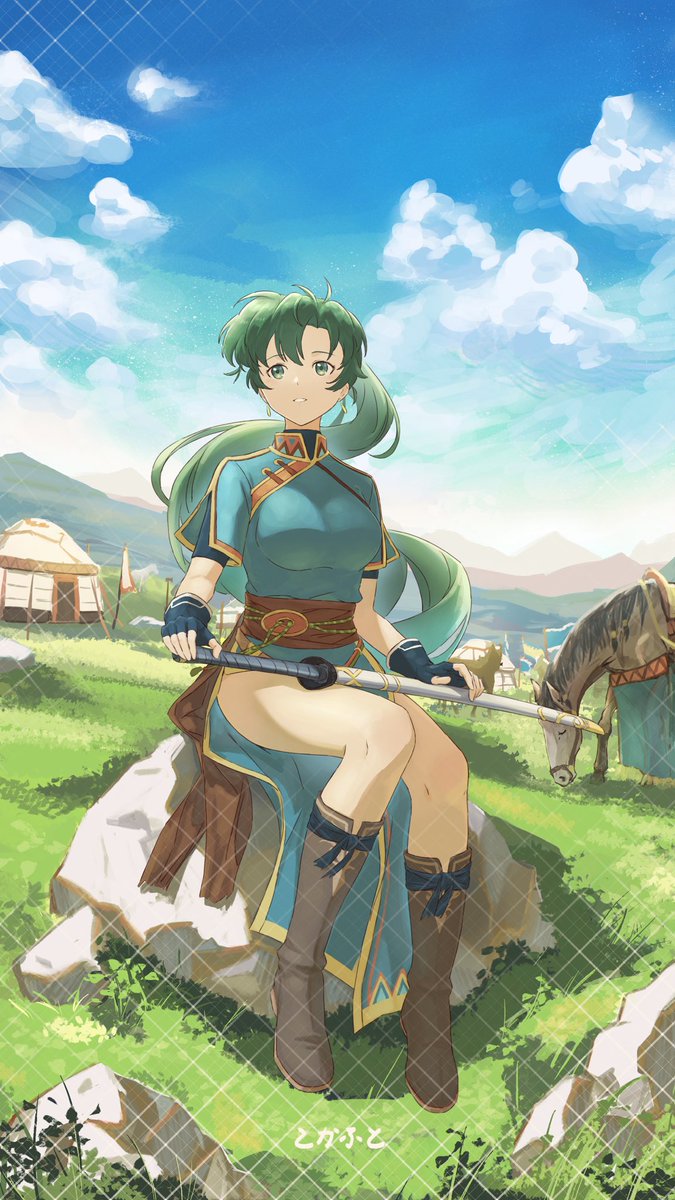 リンディス 
Thank you for request <a href="/sacae4444/">most sane lyn fan</a> 
#FireEmblem #ファイアーエムブレム