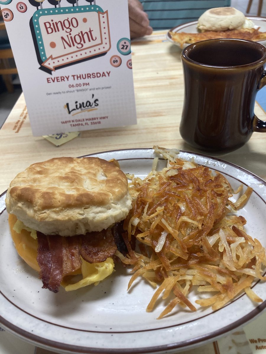 FPadvisorsInFla's tweet photo. Breakfast in Tampa with friends at Lina's. Delicious! https://t.co/TtQMKt5y70