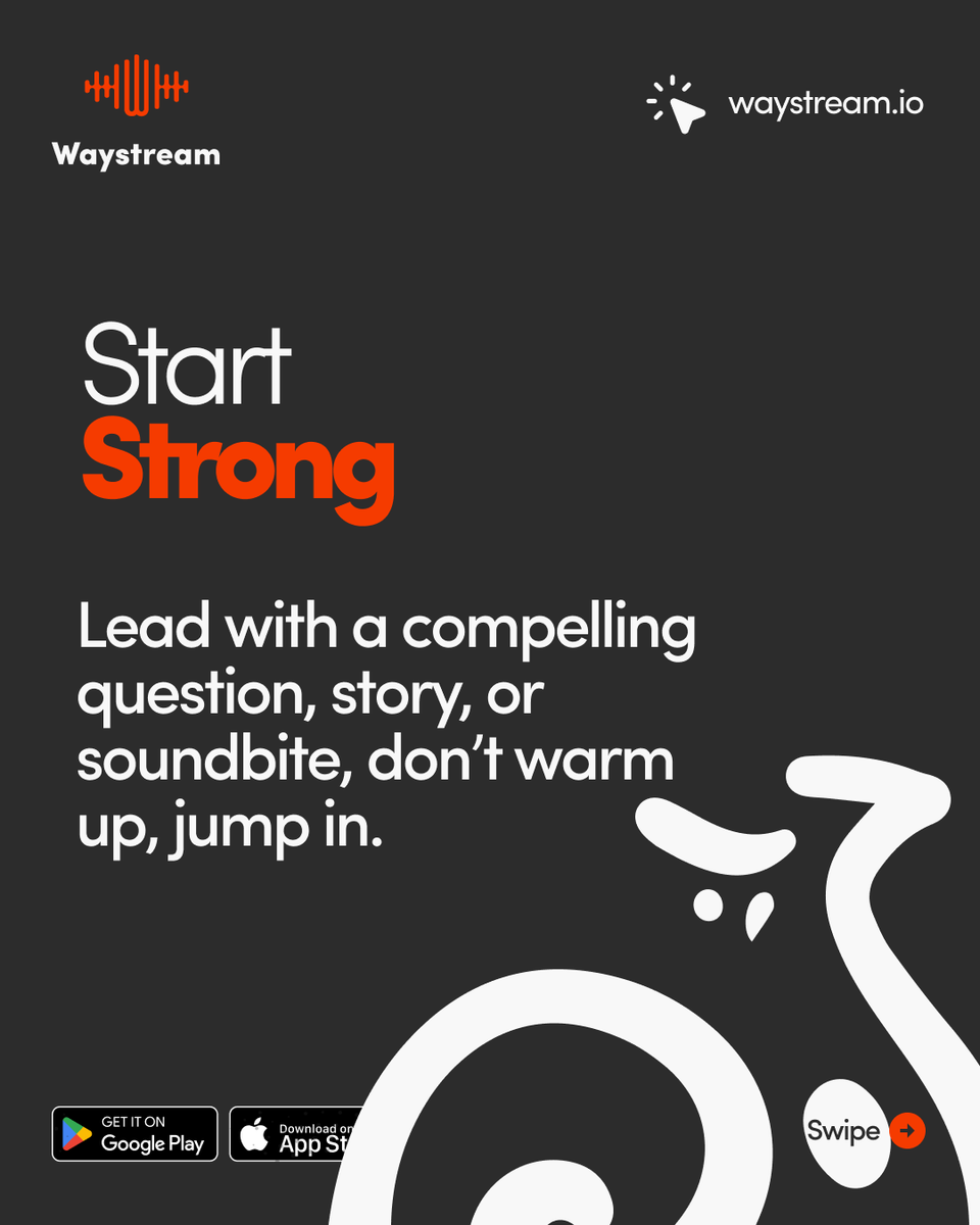 waystreamhq's tweet photo. Grow your online audience community with these tips.
Go live from the comfort of your room now with Waystream.
#GetHeard #Waystream https://t.co/IKtsMYLtlh