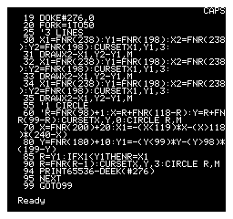 oric_iss's tweet photo. #emul8 (emulator for #Oric): experimenting with a crazy idea "graphics accelerator" for BASIC ~33% faster😀and easy to implement! Set trap on "LINE" func entry, draw line in video mem, set new PC to RTS. That's all!(left normal BASIC, right accelerated). https://t.co/65CsVGs3P8