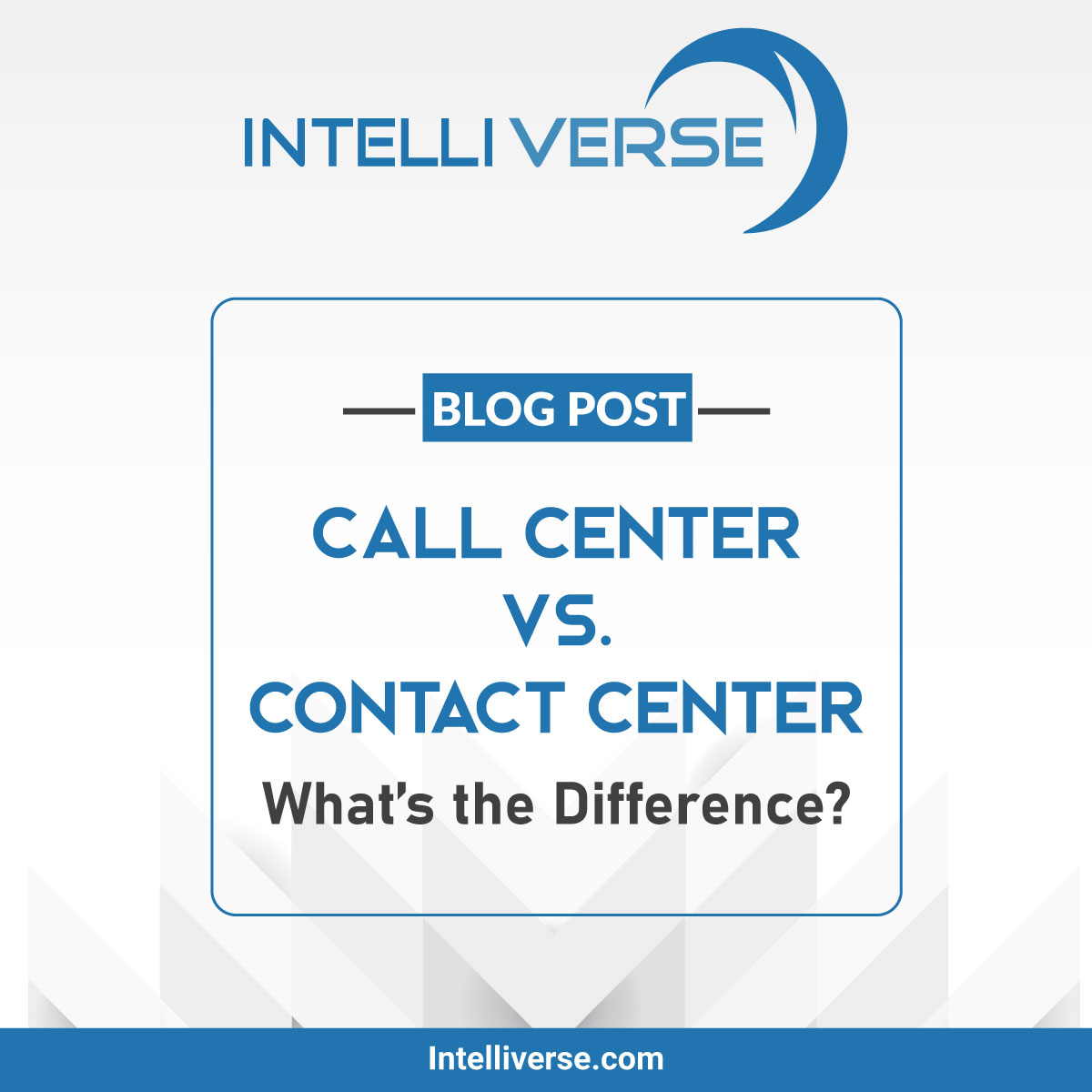 🤔 Call Center vs. Contact Center — What’s the real difference?

The right choice can transform your customer experience.

📊 We’ve done the research so you don’t have to.

👉 Book a free consult: intelliverse.com/blog/call-cent…

#CX #CallCenter #ContactCenter #BusinessGrowth