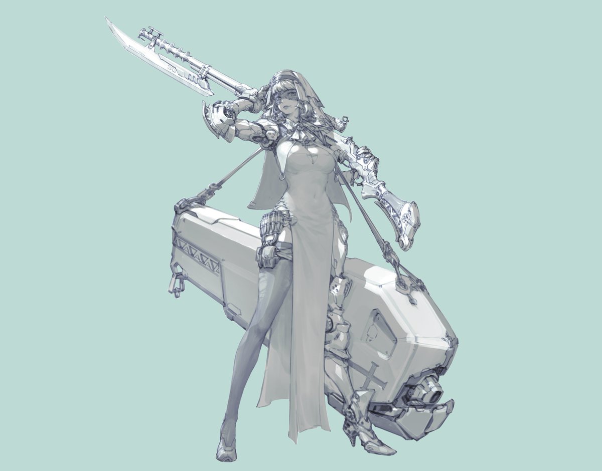 Kcreed11's tweet image. sf 수녀 디테일 wip