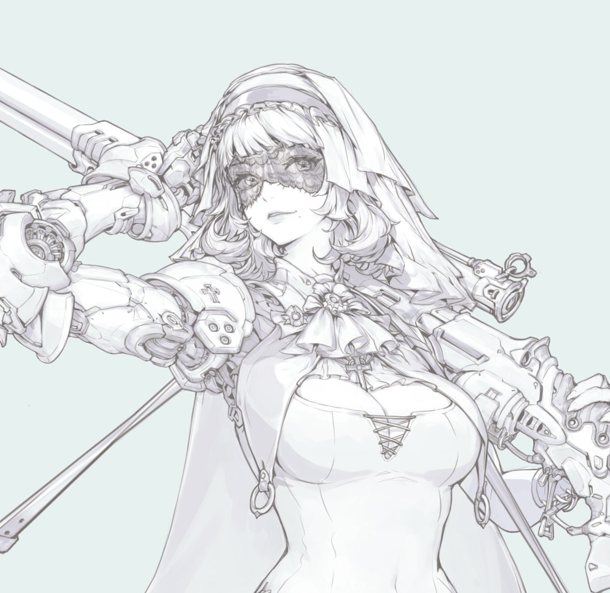 Kcreed11's tweet image. sf 수녀 디테일 wip