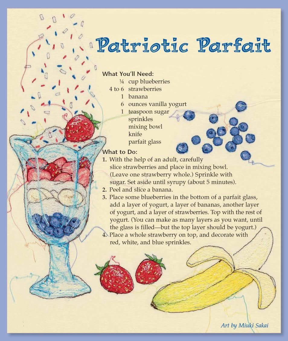 CricketMediaInc's tweet image. #MakeItMonday! 🇺🇸 This fresh red, white, and blue parfait makes a great Fourth of July breakfast... or substitute ice cream instead of yogurt and eat it for dessert. We won't judge!