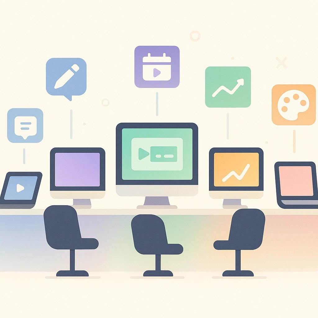 tooldirector's tweet photo. 🧵 AI is reshaping how we manage social media in 2025! Here are 5 game-changing tools saving marketers HOURS each week (and delivering better results) 👇 https://t.co/jSmP1uWbPK