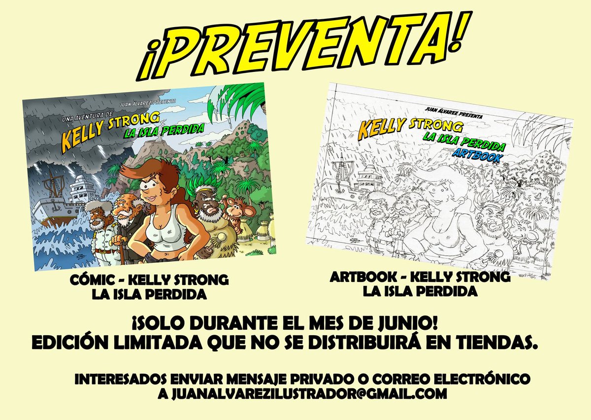 juanalvarezilus's tweet image. Últimos días de la preventa!!!
Luego no me digáis que no he avisado.
Una vez se encargue la tirada ya no habrá opciones.
Interesados en cualquiera de los dos podéis mandarme un mensaje privado.

#comics #autoedicion #artbook #preventa