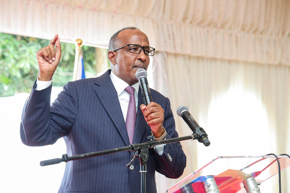 HonAdenDuale's tweet photo. In line with the government's commitment to Universal Health Coverage (UHC), I officially flagged off the deployment of 6,484 healthcare interns, marking the start of the 2025/2026 internship cohort.

Speaking at Afya House, I emphasized the need for a disciplined, compassionate and skilled health workforce to serve all counties with integrity. 

These interns will undergo 12 months of supervised, hands-on training at accredited centres.

This milestone reflects the government's dedication to strengthening healthcare under the Bottom-Up Economic Transformation Agenda (BETA), with a focus on quality, transparency and timely workforce deployment.

I was joined by Principal Secretary for Public Health and Professional Standards Ms Mary Muthoni, Director General for Health Dr Patrick Amoth, KMPDU Secretary General Dr Davji Attelah,KNUN Secretary General Hon Seth Panyako and CEO KUCO George Gibore.