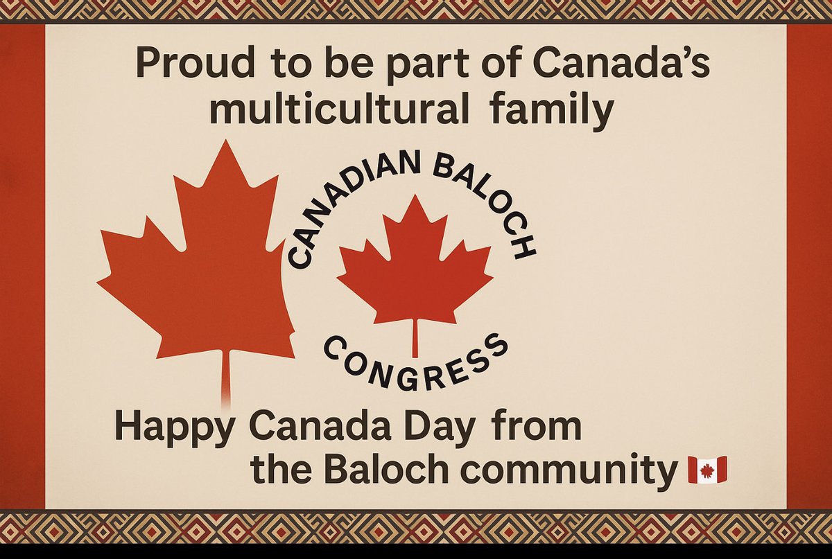 CanadianBalochC's tweet image. #CanadaDay #Canada #CanadaDay2025