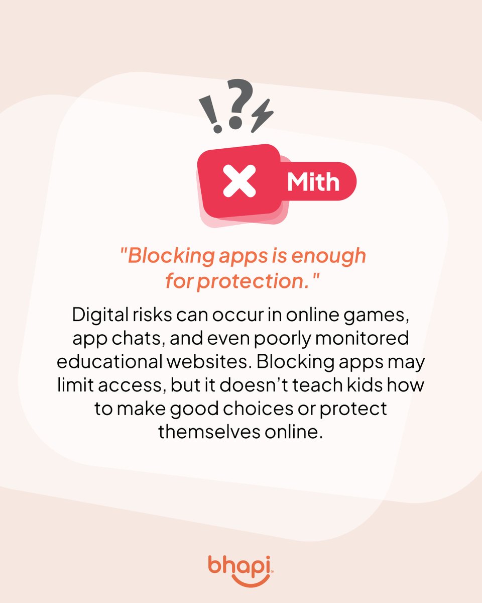 bhapi_io's tweet image. Dealing with facts — rather than assumptions — brings more safety to children and teens online by educating, guiding, and creating secure digital environments. What truths have you discovered so far? Share with us in the comments.
#Bhapi #SocialMedia