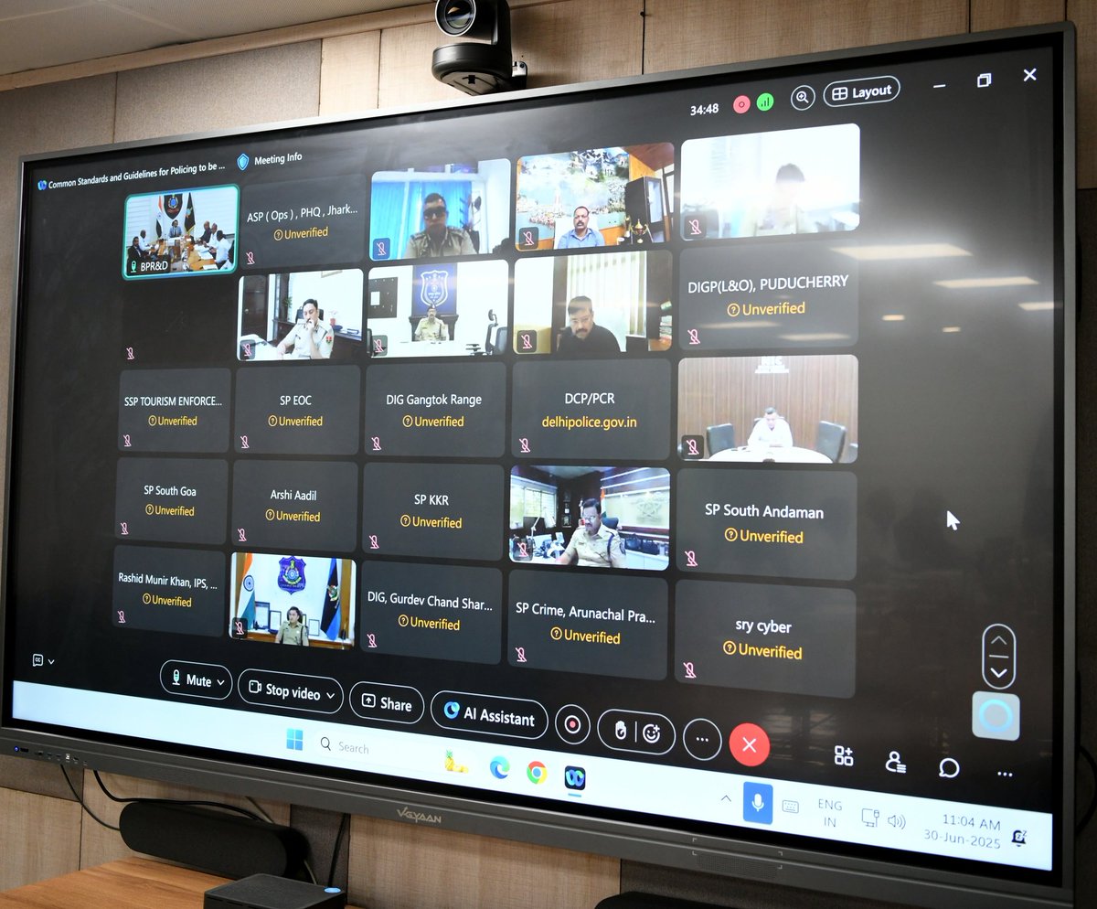 BPRDIndia's tweet image. A Workshop was held at BPR&D HQ, New Delhi today to discuss Formulation of Common standards & Guidelines for tourist police. Workshop was chaired by Sh Anil Kishore Yadav, IG,NPM, BPR&D and attended by officers from States/ UTs and BPR&D.