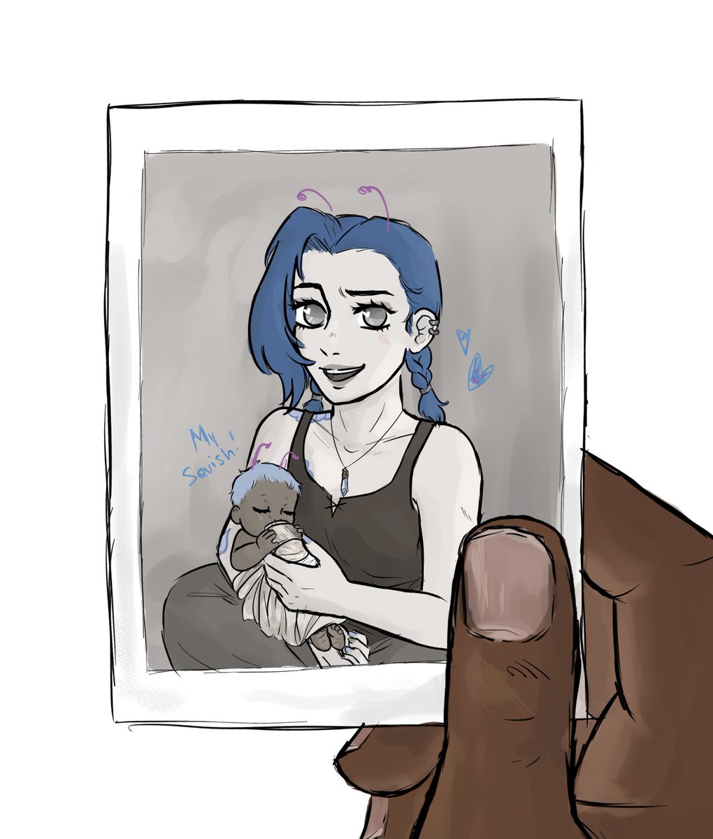 paprikahJPG's tweet image. Littol bebi is not safe from Jinx’s nicknaming habits🙊