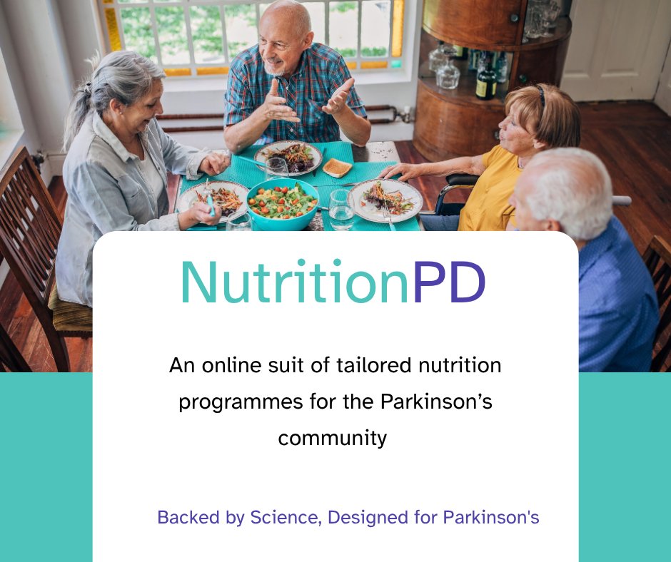 NutritionPD's tweet image. 🎉 LAUNCH ANNOUNCEMENT 🎉
Tomorrow we're launching @NutritionPD — an evidence-based online course for Parkinson’s.
🥗 Based on the Mediterranean diet
👩⚕️ Designed by PD-specialist dietitians
💬 89% in pilot would recommend
❗ £100 | Limited spots (register by July 4)
🔗 Link in…
