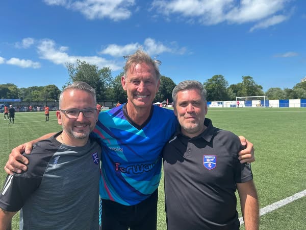 CommunityAd Ltd (@communityad) on Twitter photo <a href="/margate_fc/">Margate FC</a> hosted a fantastic charity match for Small Charities Week ROAR Kent vs The Forward Trust.
Congratulations to ROAR on their victory on penalties!
Fans were thrilled to see Tony Adams back on the field . The Forward Trust elected him as their Chairman.
#Margate #kent <a href="/margate_fc/">Margate FC</a> hosted a fantastic charity match for Small Charities Week ROAR Kent vs The Forward Trust.
Congratulations to ROAR on their victory on penalties!
Fans were thrilled to see Tony Adams back on the field . The Forward Trust elected him as their Chairman.
#Margate #kent