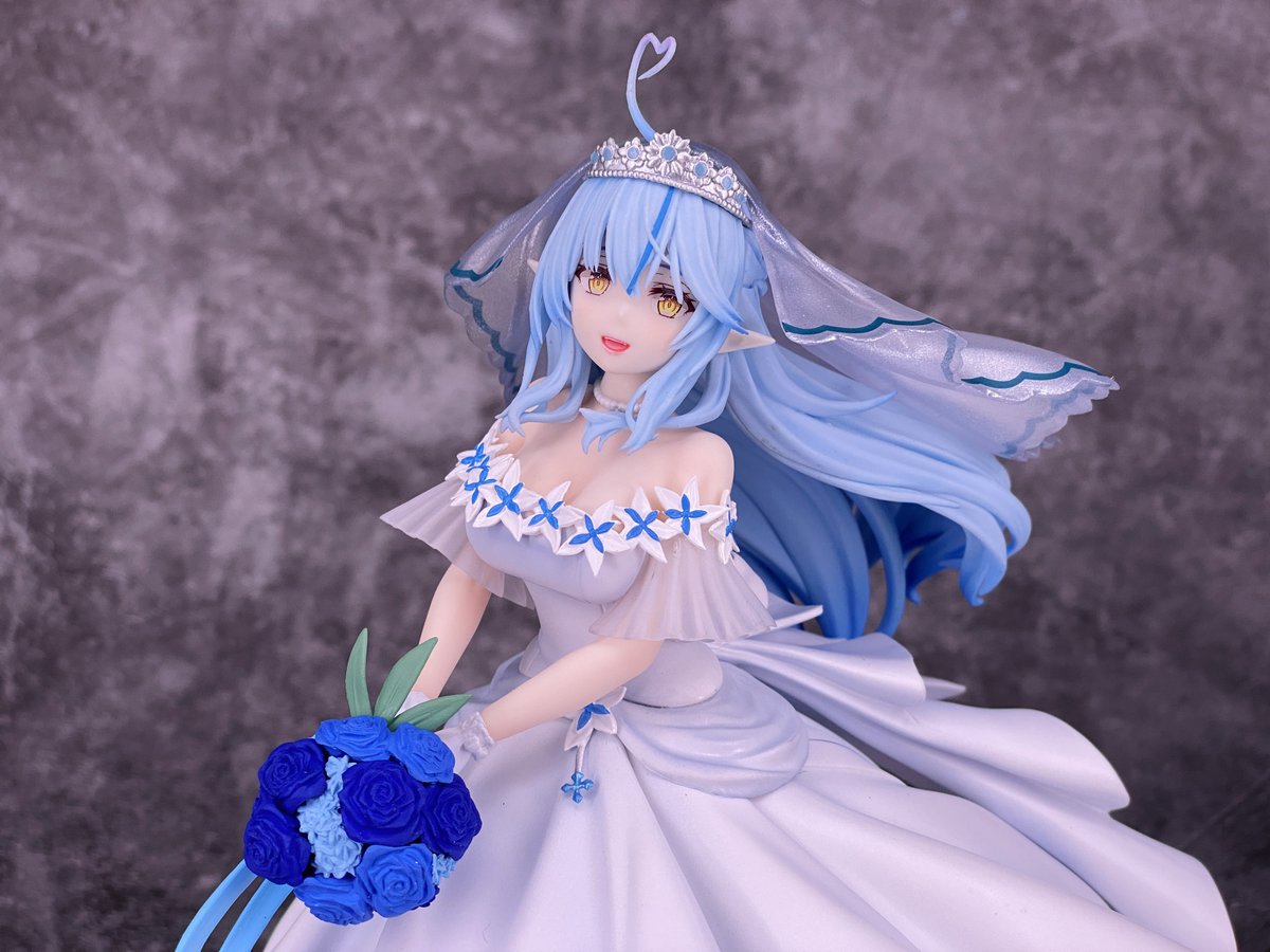 雪花ラミィ ウェディングドレス フィギュアラバーチャームセット 雪花