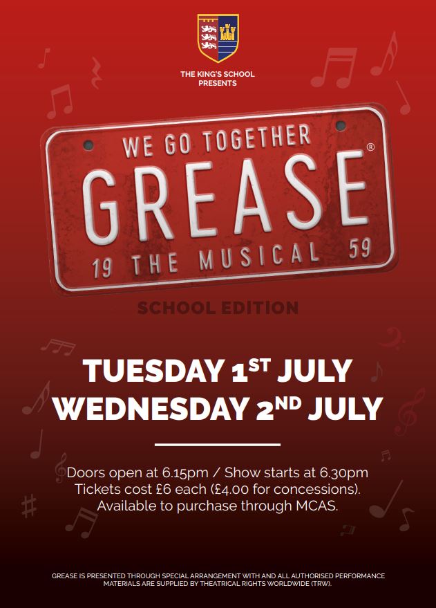 PATKingsSchool's tweet photo. 🌟 Meet Eddie and Maria as Danny and Sandy! 🌟

They are thrilled to welcome you to our show tomorrow and Wednesday! While they've both graced the stage in past productions, this is their first time in leading roles—and they’re ready to shine!

#WeGoTogether #GreasedLightnin 🎶 https://t.co/UTz67QOoD2