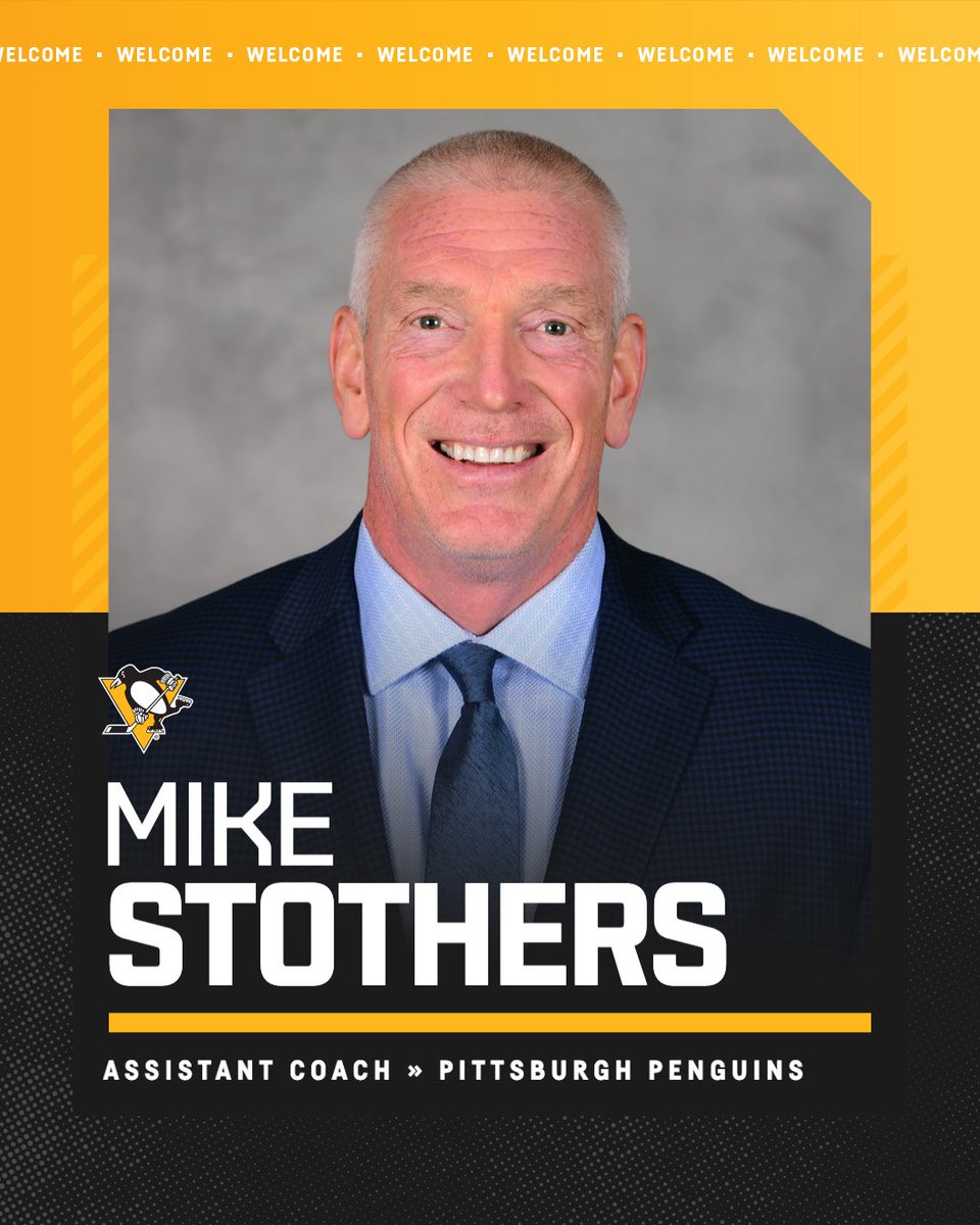The Penguins have added Mike Stothers as an assistant coach.

Details: pens.pe/4nGzUkO