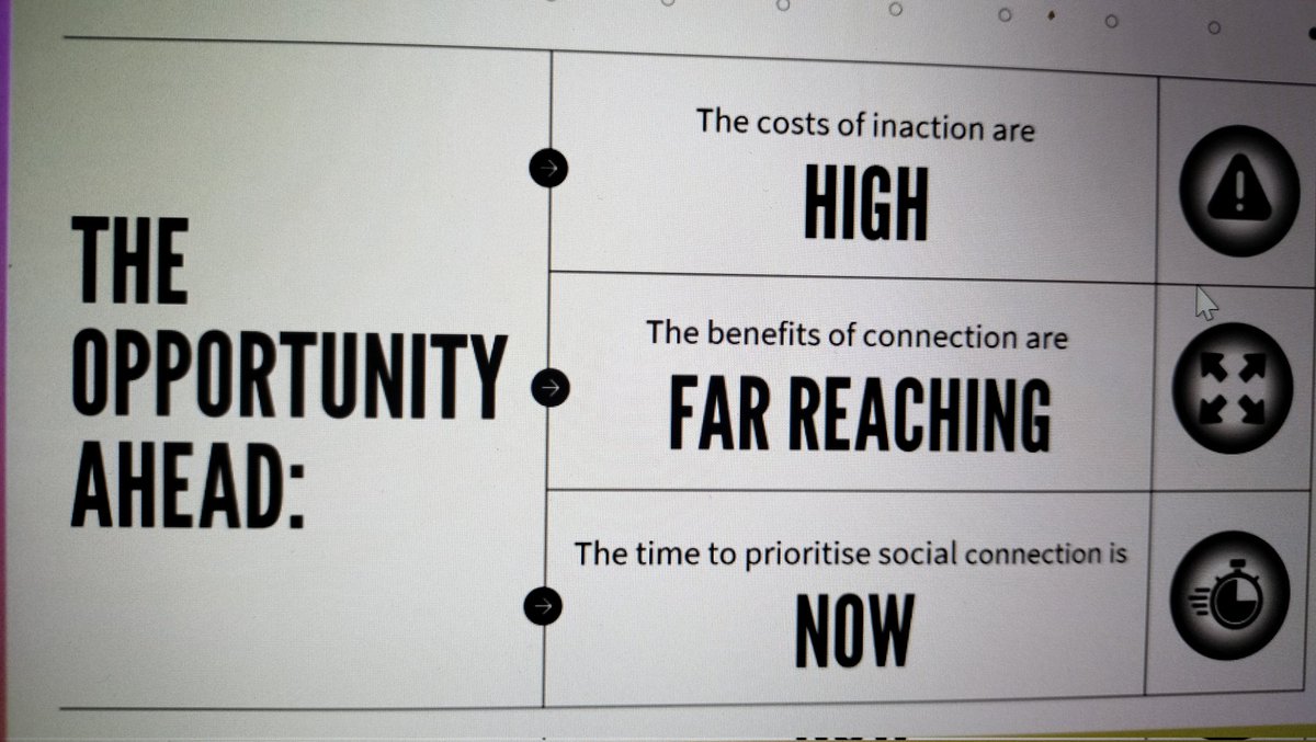 The opportunity ahead on social connection.