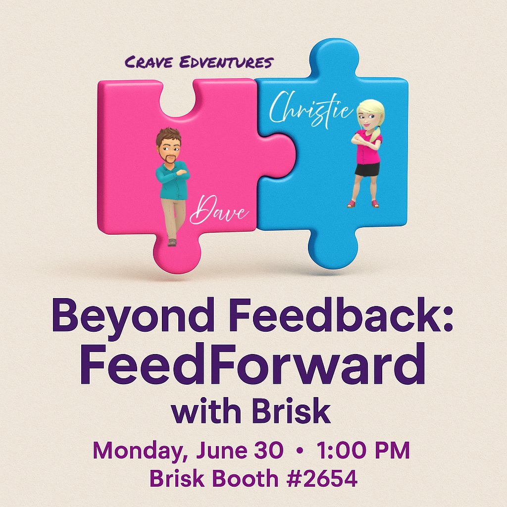Christie Cloud #EduGuardians OG5 (@ladybugxie) on Twitter photo Forget feedback... we’re serving FeedForward. 🔥
Join us for practical, time-saving tips that help teachers give feedback that actually moves learning forward—without losing your sanity.
🧩 Catch us <a href="/briskteaching/">Brisk Teaching</a> booth!
🗓️ Monday, June 30 | 1:00 PM
📍 Booth #2654 Forget feedback... we’re serving FeedForward. 🔥
Join us for practical, time-saving tips that help teachers give feedback that actually moves learning forward—without losing your sanity.
🧩 Catch us <a href="/briskteaching/">Brisk Teaching</a> booth!
🗓️ Monday, June 30 | 1:00 PM
📍 Booth #2654