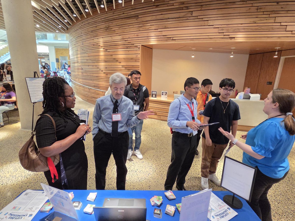 theNAEng's tweet image. The National Academy of Engineering was excited to connect with students and share insights on the impactful and rewarding paths a career in engineering can offer at the ACES Professional Pathways Expo on Friday!