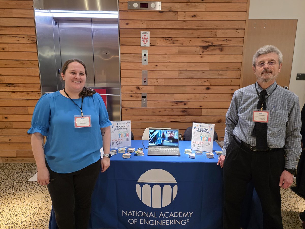 theNAEng's tweet image. The National Academy of Engineering was excited to connect with students and share insights on the impactful and rewarding paths a career in engineering can offer at the ACES Professional Pathways Expo on Friday!