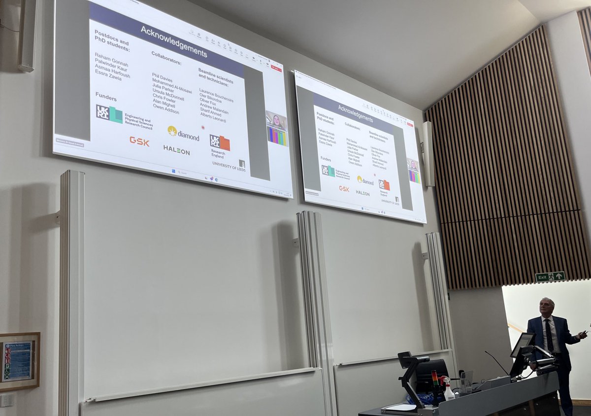 Great to kick-off the UK Society for Biomaterials annual conference in Lancaster this year. Our first presentation of the day was the Alan Wilson Memorial Lecture prize delivered by Prof Maisoon Al-Jawad from the University of Leeds. <a href="/UKSBiomaterials/">UKSB</a>