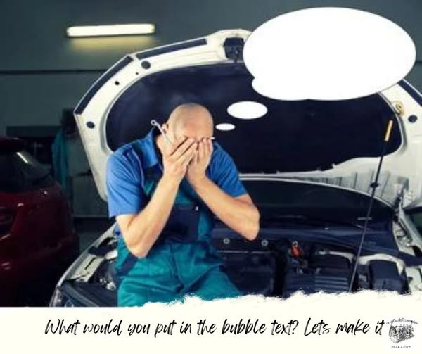 dctrans103's tweet photo. Lets have a good laugh, what would you put in the bubble text?
**Bubble Text:** "Did I tighten that bolt or is it off having its own adventure? 🔧😄" #MechanicLife #ToolTime #HumorInTheShop https://t.co/ocs38srBeJ