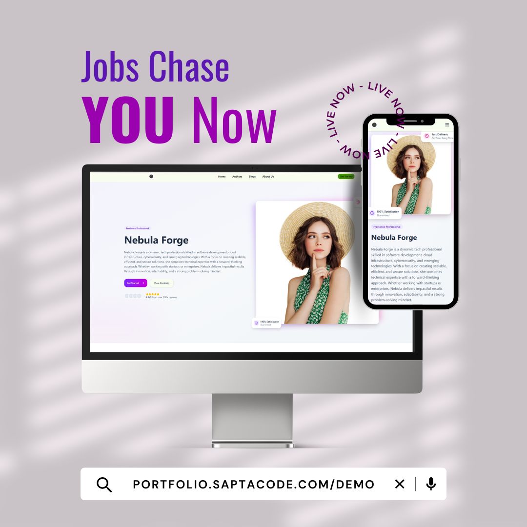 SaptaCode's tweet image. Want to leave a lasting impression? Your portfolio speaks before you do!

📌 Comment &quot;PersonalBrand&quot; to get a demo now

🖇️portfolio.saptacode.com/demo/PersonalB…

📞 DM or call us to get started!

📱 9812880878

🌐 saptacode.com

#portfolio #portfoliowebsite #saptacodeproduct