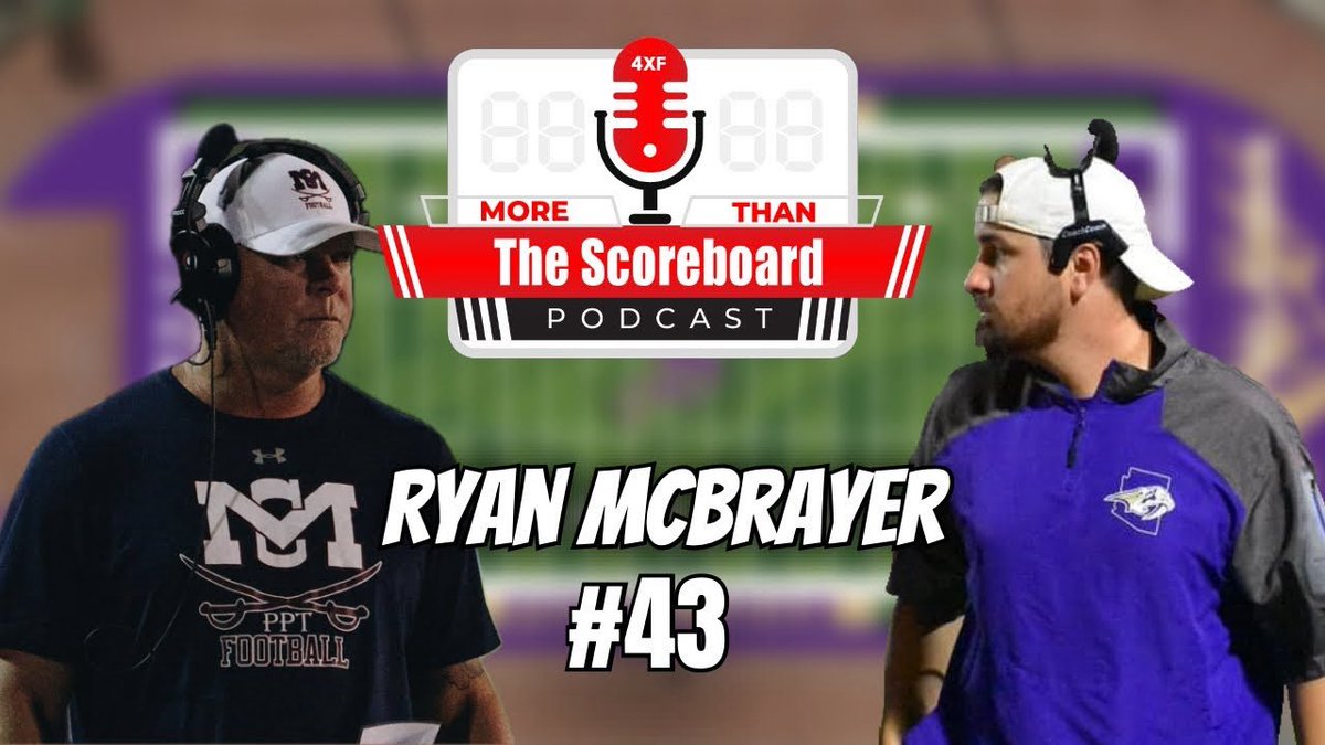 More Than The Scoreboard (@scoreboard4xf) on Twitter photo youtu.be/eLGksMFB_hQ?si…
Ep 43 - Ryan McBrayer is the Head Football Coach at Sabino High School in Tucson, Arizona. He is the 2023 3A State Championship Coach. Coach McBrayer is entering his 9th season as the Head Coach. <a href="/Coach_McBrayer/">Ryan McBrayer</a> youtu.be/eLGksMFB_hQ?si…
Ep 43 - Ryan McBrayer is the Head Football Coach at Sabino High School in Tucson, Arizona. He is the 2023 3A State Championship Coach. Coach McBrayer is entering his 9th season as the Head Coach. <a href="/Coach_McBrayer/">Ryan McBrayer</a>